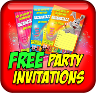 Free childrens party invitations
